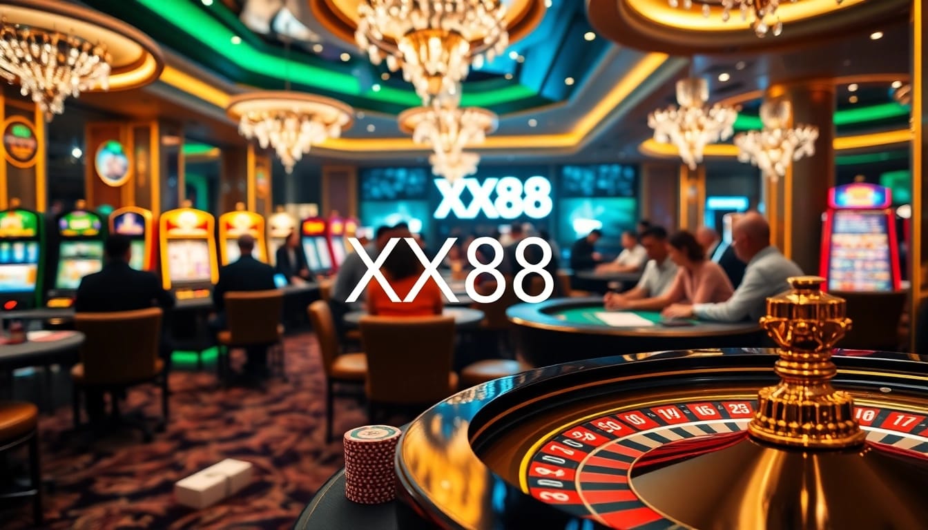 Experience the thrill of gambling at XX88 with high-stakes poker and exciting roulette games.