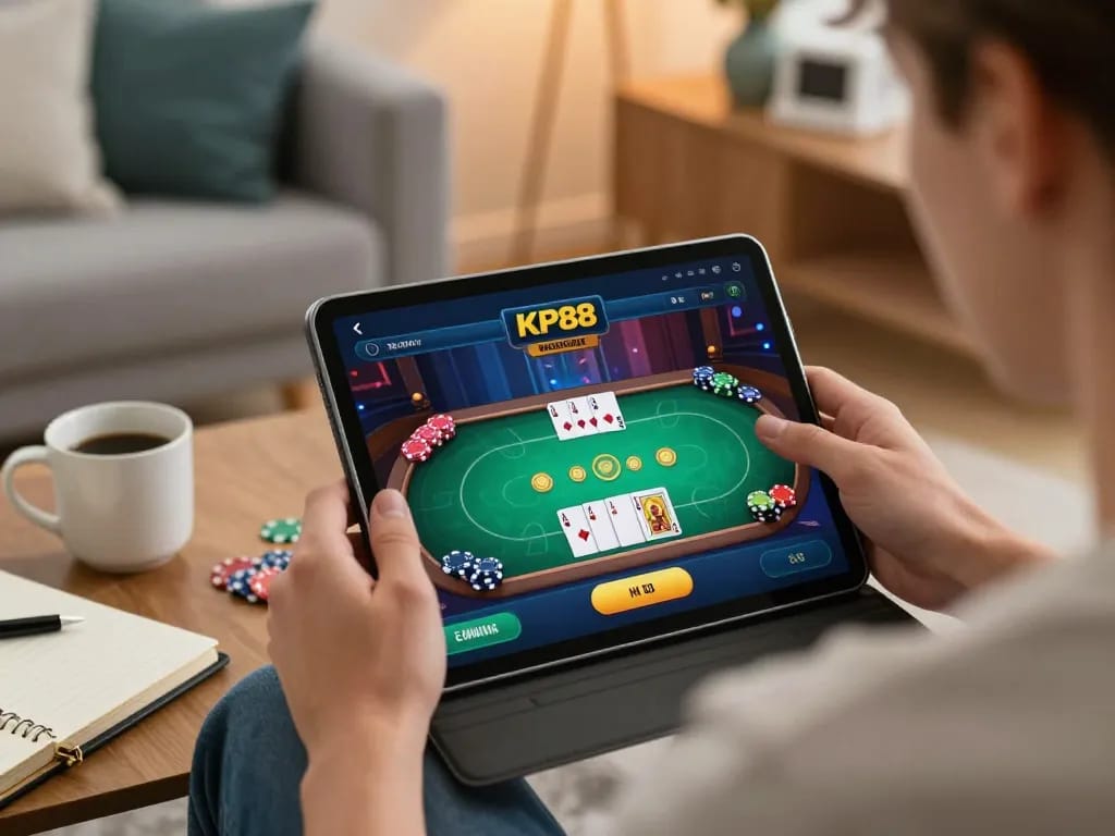 Engaging with the KP88 mobile app for an exciting online poker experience at home