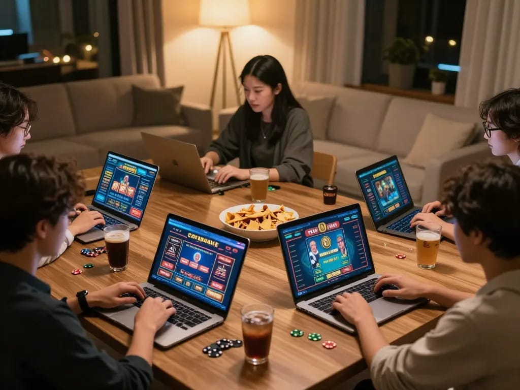 Players enjoying exciting online games at MM88 casino, showcasing gaming strategy in action.