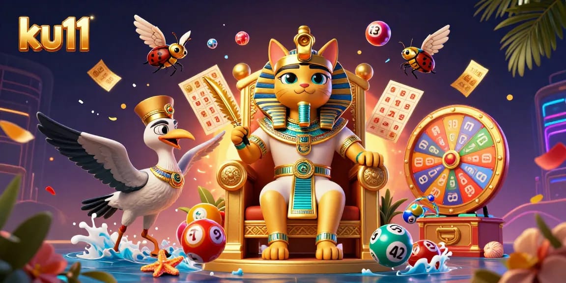 Experience the thrill of ku11 with dynamic gaming elements and vibrant characters in a lively casino scene.