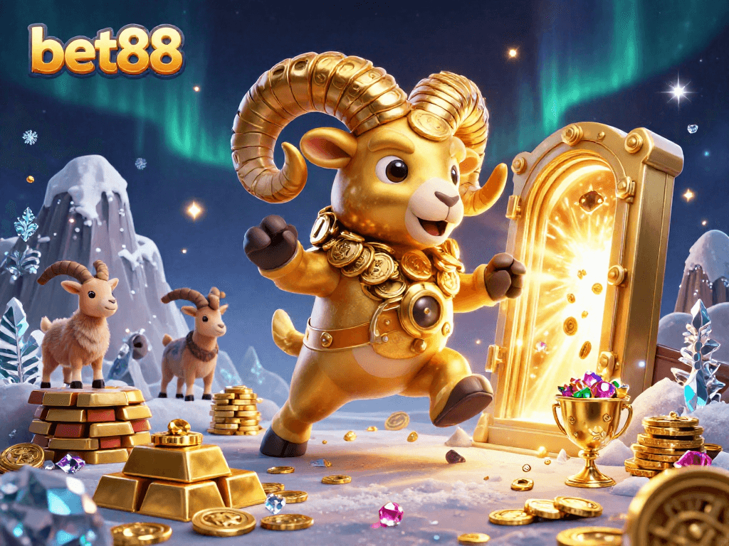 Engage with bet88's exciting gaming experience featuring golden treasures and dynamic action.