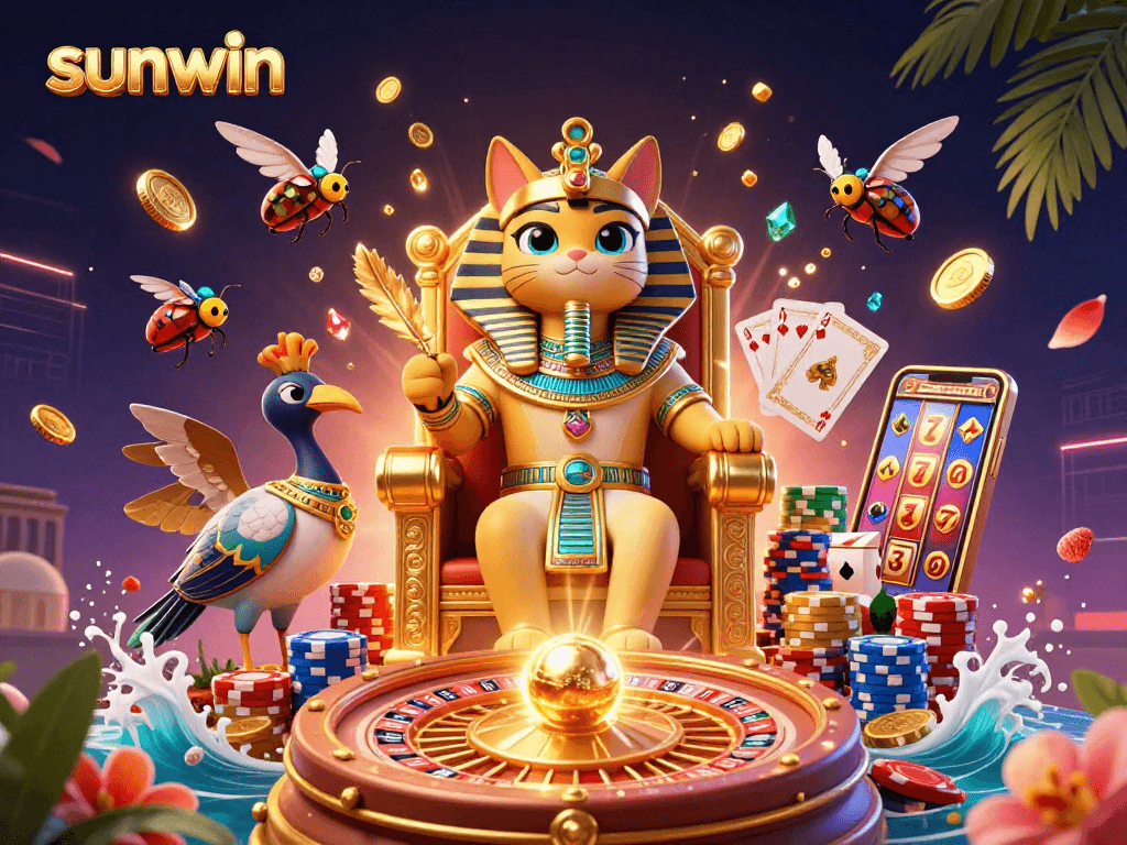 Experience the thrill of casino gaming with sunwin's vibrant world of animated 3D characters and exciting elements.