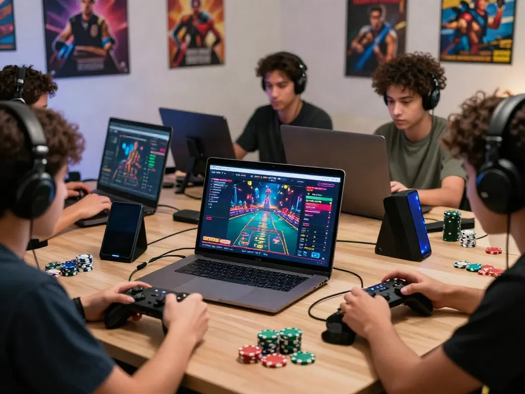 Exciting gaming experience at nbet online casino with diverse players.