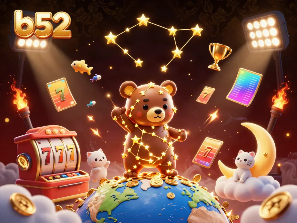 Scoop up coins in the b52 game, with vibrant casino-themed elements enhancing the excitement.