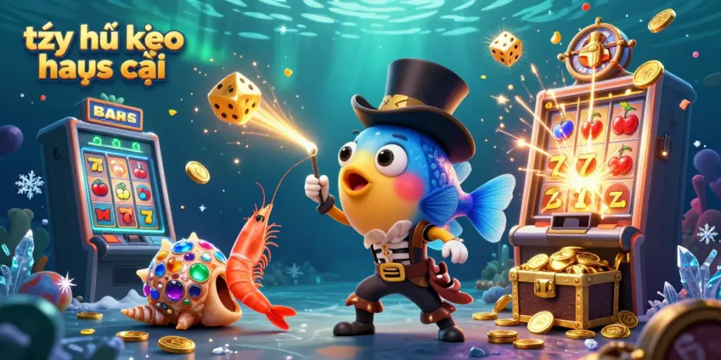 Experience thrilling action with tỷ lệ kèo nhà cái as the anglerfish attracts golden coins in an underwater adventure.
