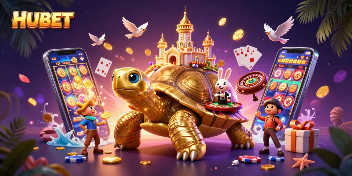 Experience stunning wins at HUBET with vibrant gaming elements and lively characters.