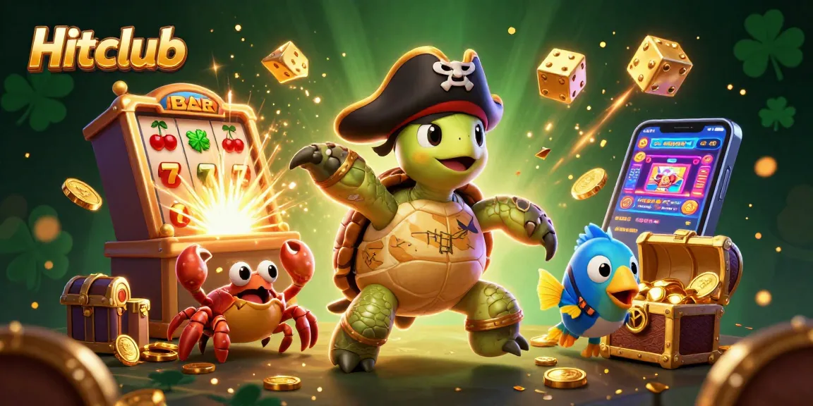 Immerse in Hitclub's vibrant casino adventure with imaginative characters and thrilling game elements.