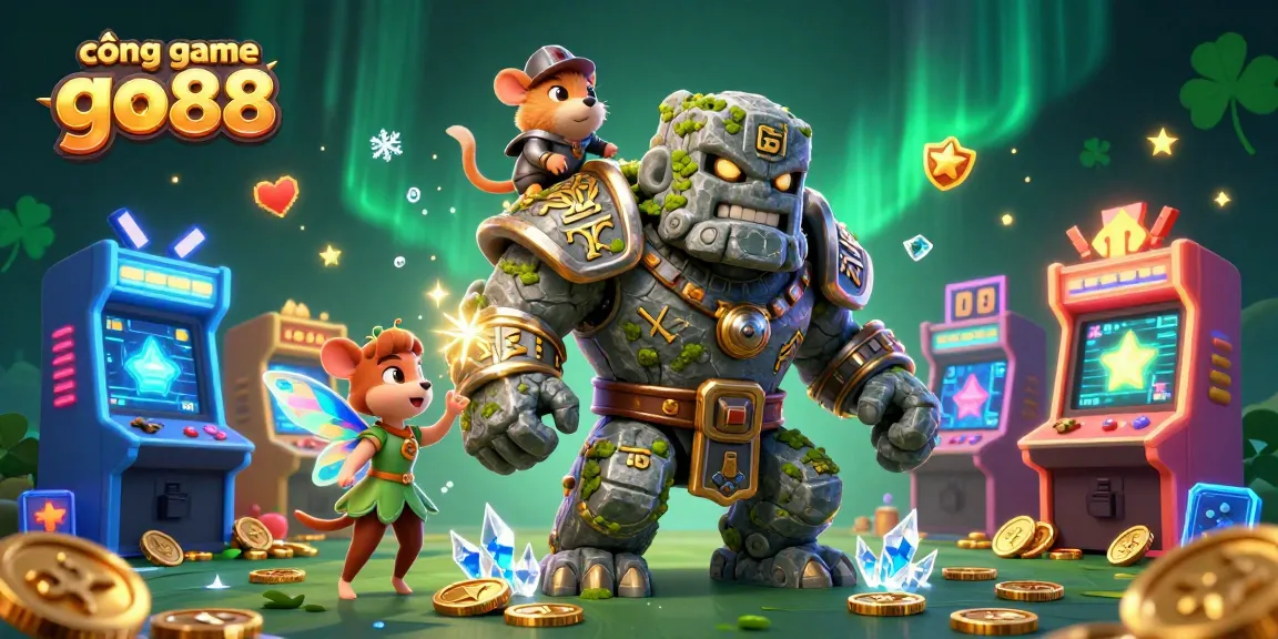 Experience winning thrills at cổng game go88 with vibrant arcade and casino elements.