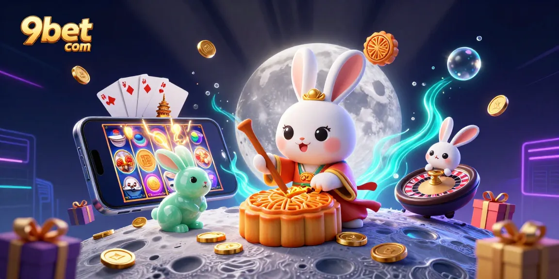 Experience the thrill of 9bet com with lively casino-themed digital illustrations featuring joyful gameplay.