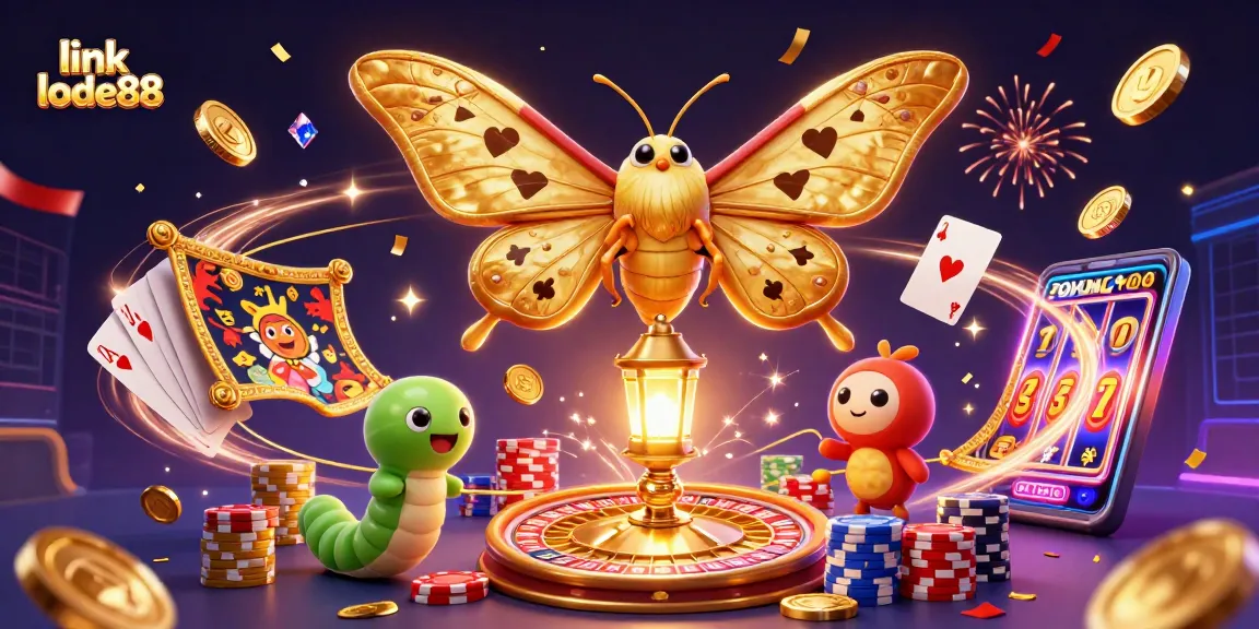 Win big with link lode88 in a vibrant casino scene featuring exciting games and energy!