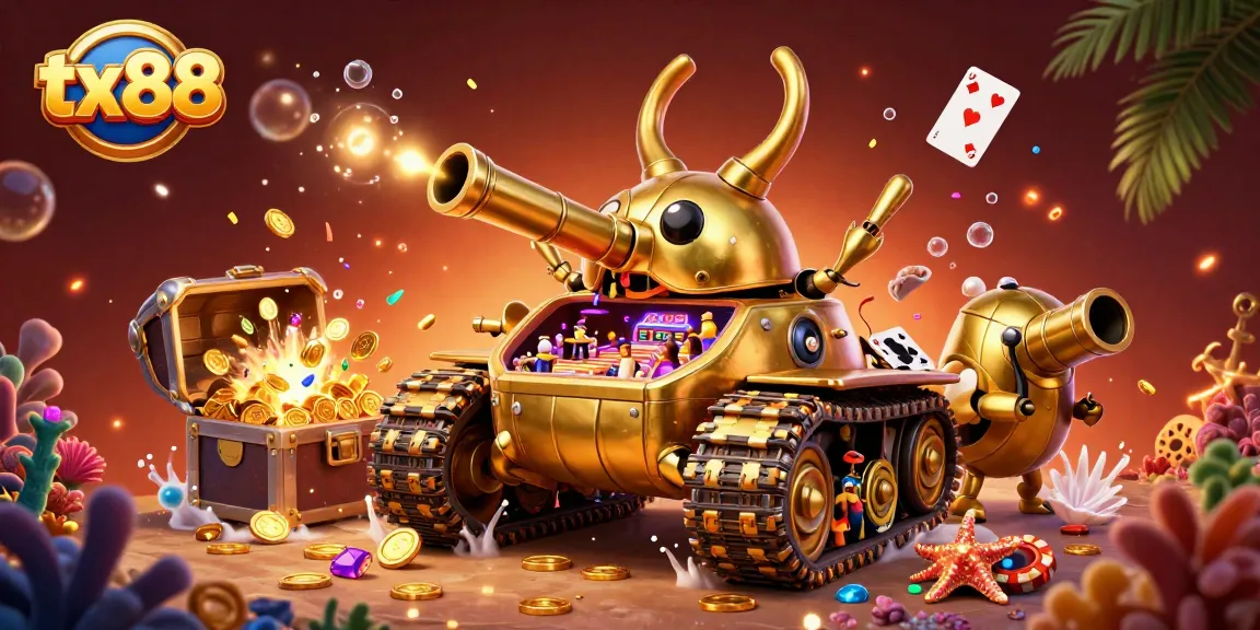 Experience the thrill of gaming at tx88 with a lively 3D casino scene filled with action.